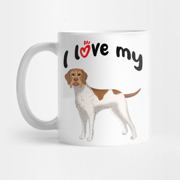 I Love My German Wirehaired Pointer Dog by millersye